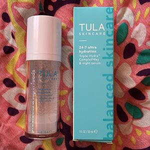 Tula Skincare 24-7 Ultra Hydration Triple-Hydra Complex Day & Night Serum NIB